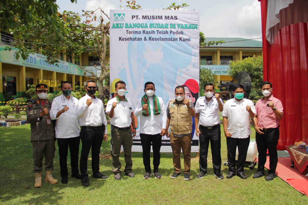 PT. Musim Mas Laksanakan Vaksin Gotong Royong Untuk Pekerja Beserta Petani Binaan PT Musim Mas
