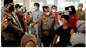 Polda Sumsel Gelar Vaksinasi Merdeka Polda Sumsel Gelar Vaksinasi Merdeka