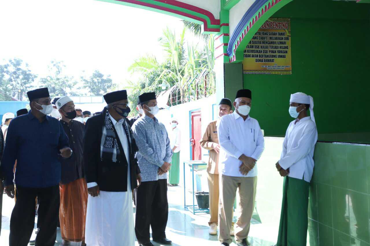 Kembali Tinjau Vaksinasi Aceh Tamiang, Sekda Aceh Targetkan Santri Dayah