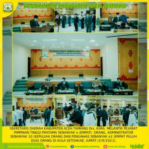 Mutasi Dan Promosi Kembali Dilakukan, Sekda Aceh Tamiang Lantik 56 Pejabat Baru Aceh Tamiang Mutasi Dan Promosi Kembali Dilakukan, Sekda Aceh Tamiang Lantik 56 Pejabat Baru Aceh Tamiang