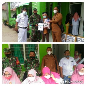 Datok Anwar (Nueng) Dampingi Warganya Lakukan Vaksinasi di Hut TNI Ke 76