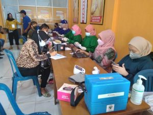 Target 750 Vaksin, DPD HANURA Bersama Dinkes Kota Palembang Gelar Acara Vaksinasi