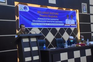 Menuju Satu Data Indonesia ,Pemkab Gelar Peningkatan Kapasitas Kelembagaan  Statistik Sektoral