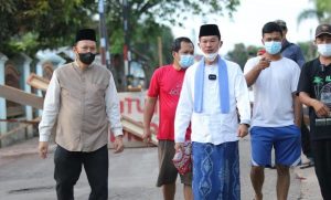 Harnojoyo Tinjau Langsung Perbaikan Jalan Rusak di Kelurahan Sukajaya