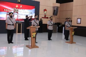 Kapolda Sumsel Pimpin Upacara Sertijab Koorspripim dan Kayanma Polda Sumsel
