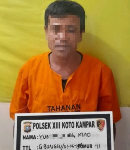 Unit Reskrim Polsek XIII Koto Kampar Tangkap Pencuri Besi di Lokasi Pembangunan Sarang Walet Unit Reskrim Polsek XIII Koto Kampar Tangkap Pencuri Besi di Lokasi Pembangunan Sarang Walet