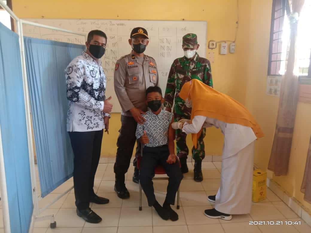 Kapolpos Banda Mulia Monitoring Vaksinasi Di Puskesmas Kecamatan