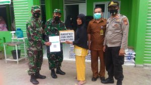 Sambut Hut TNI Ke – 76  Danramil 08 Rantau Lakukan Baksos Di Lima Desa Binaannya