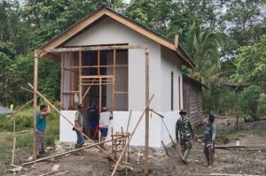 Rehab RTLH TMMD ke 113 Mencapai Tahap 35 Persen Rehab RTLH TMMD ke 113 Mencapai Tahap 35 Persen