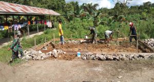 TMMD ke 112 Wujudkan Pembangunan MCK, Jadikan Warga Layak Hidup Bersih dan Sehat.