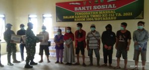 Selain Membuka Akses Jalan, Satgas TMMD ke-112 Juga Gelar Kegiatan Baksos. Selain Membuka Akses Jalan, Satgas TMMD ke-112 Juga Gelar Kegiatan Baksos.