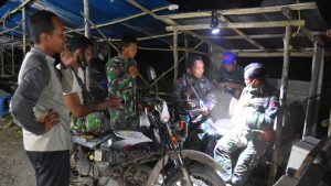 Satgas TMMDKodim 1004/Kotabaru Ikut Serta Menjaga Keamanan