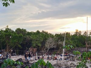 Himbauan Polres Bangka Dikangkangi, Tambang Timah Ilegal Marak di Kampung Pasir
