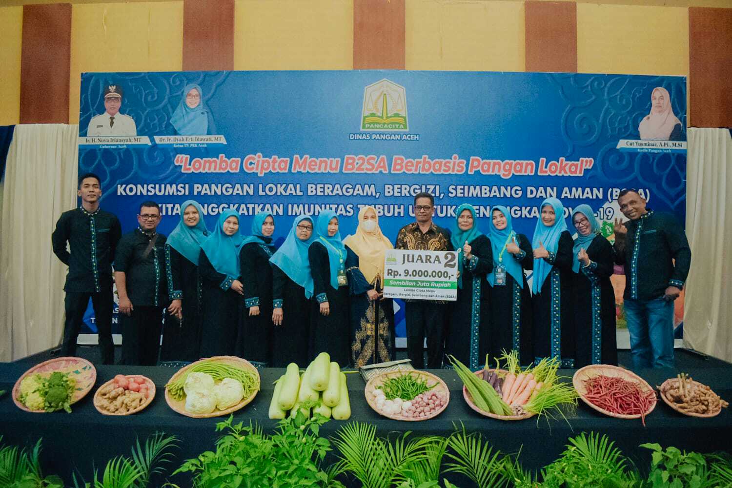 Aceh Tamiang Raih Juara Ke II Lomba Cipta Menu Beragam , Bergizi, Seimbang Dan Aman (B2SA) Se Prov Aceh