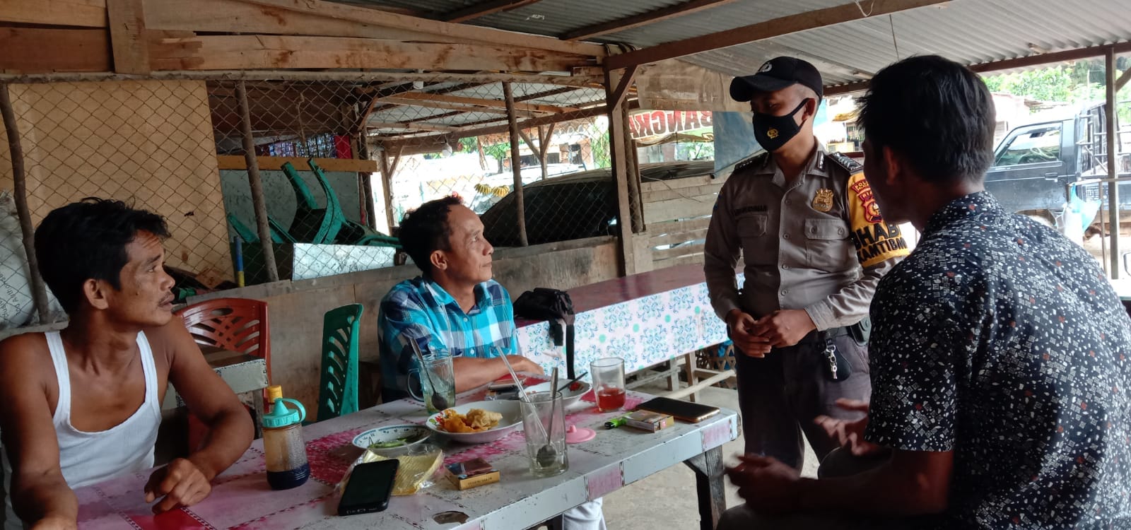 Himbau Masyarakat Untuk Tetap Waspada, Personil Langgam Lakukan Pencegahan C3