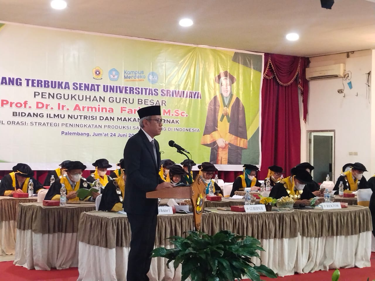 Ini Disampaikan Perwakilan Pemprov Sumsel Dan Rektor UNSRI Palembang