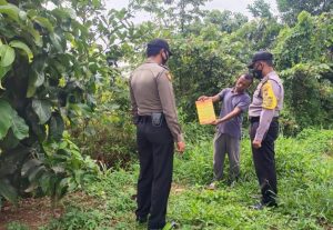 Patroli Karhutla Gencar dilakukan Polsek Pangkalan Lesung