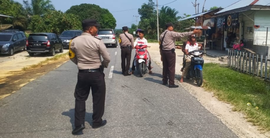 Percepatan Vaksinasi, Polsek Bunut Kembali Gelar Razia di Jalan