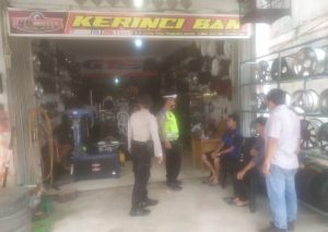 Pada Beberapa Lokasi, Polsek Pangkalan Kerinci Giat Preventif Cegah C3