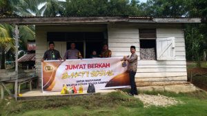 Jumat Barokah Polsek Kampar Kiri, Jumirah Ucap Terima Kasih