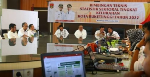 Pemerintah Kota Bukittinggi Melalui Dinas Kominfo Gelar Bimbingan Teknis Statistik Sektoral Tingkat Kelurahan