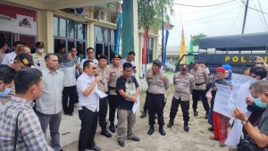 Gelar Unjuk Rasa Di Dinas PMD Ogan Ilir, GPPMS Tuntut Pencegahan Politik Uang di Pilkades