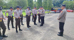 Sat Binmas Polres Aceh Tamiang Monitoring dan Nilai Satpam Pertamina