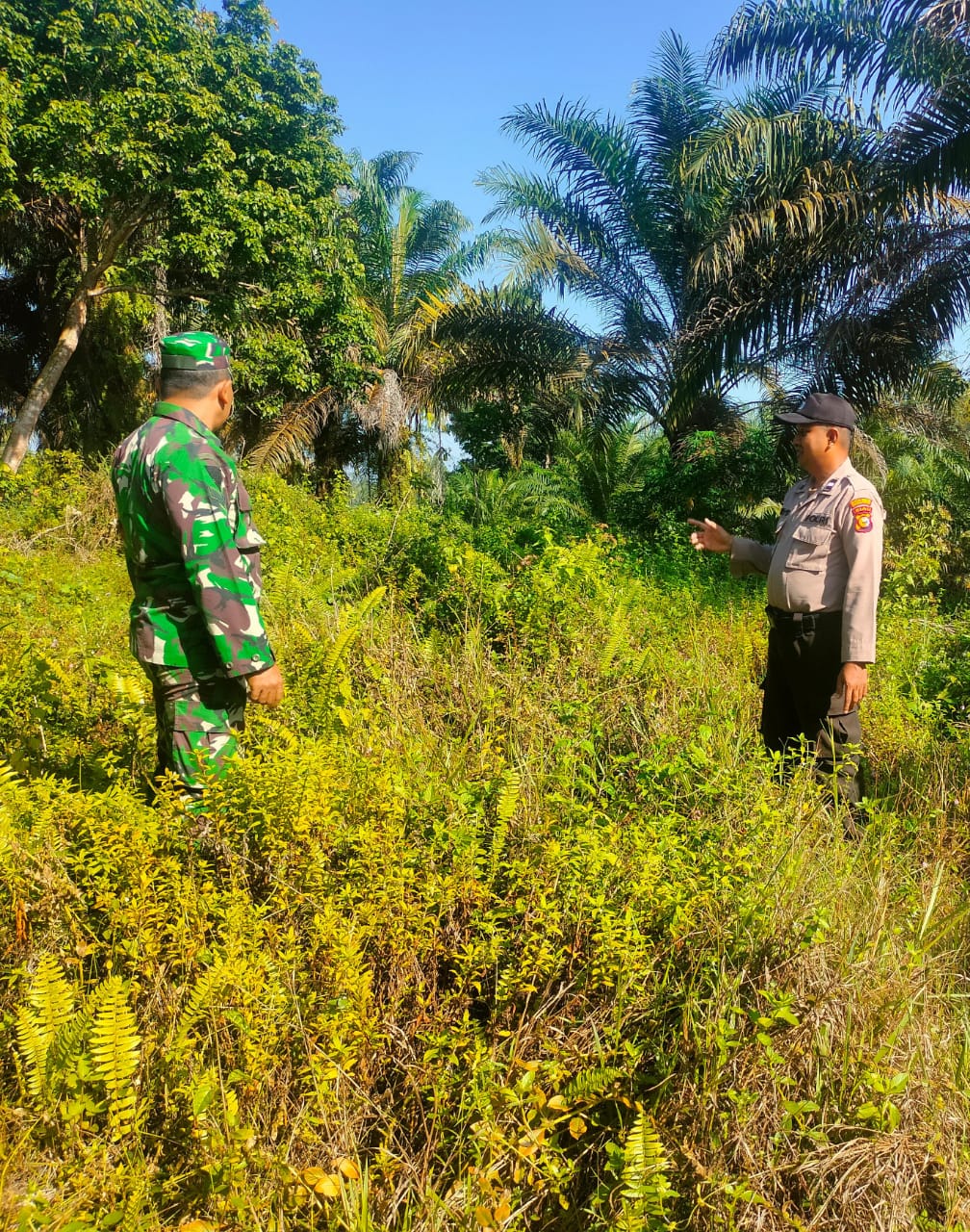 Sinergitas TNI-POLRI, Polsek Bunut Patroli Pencegahan Karhutlah