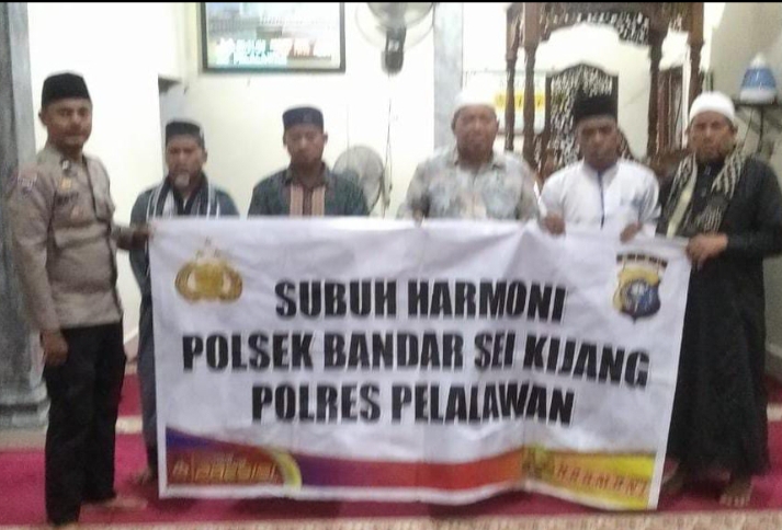 Polsek Bandar Sei Kijang Gelar Subuh Harmoni