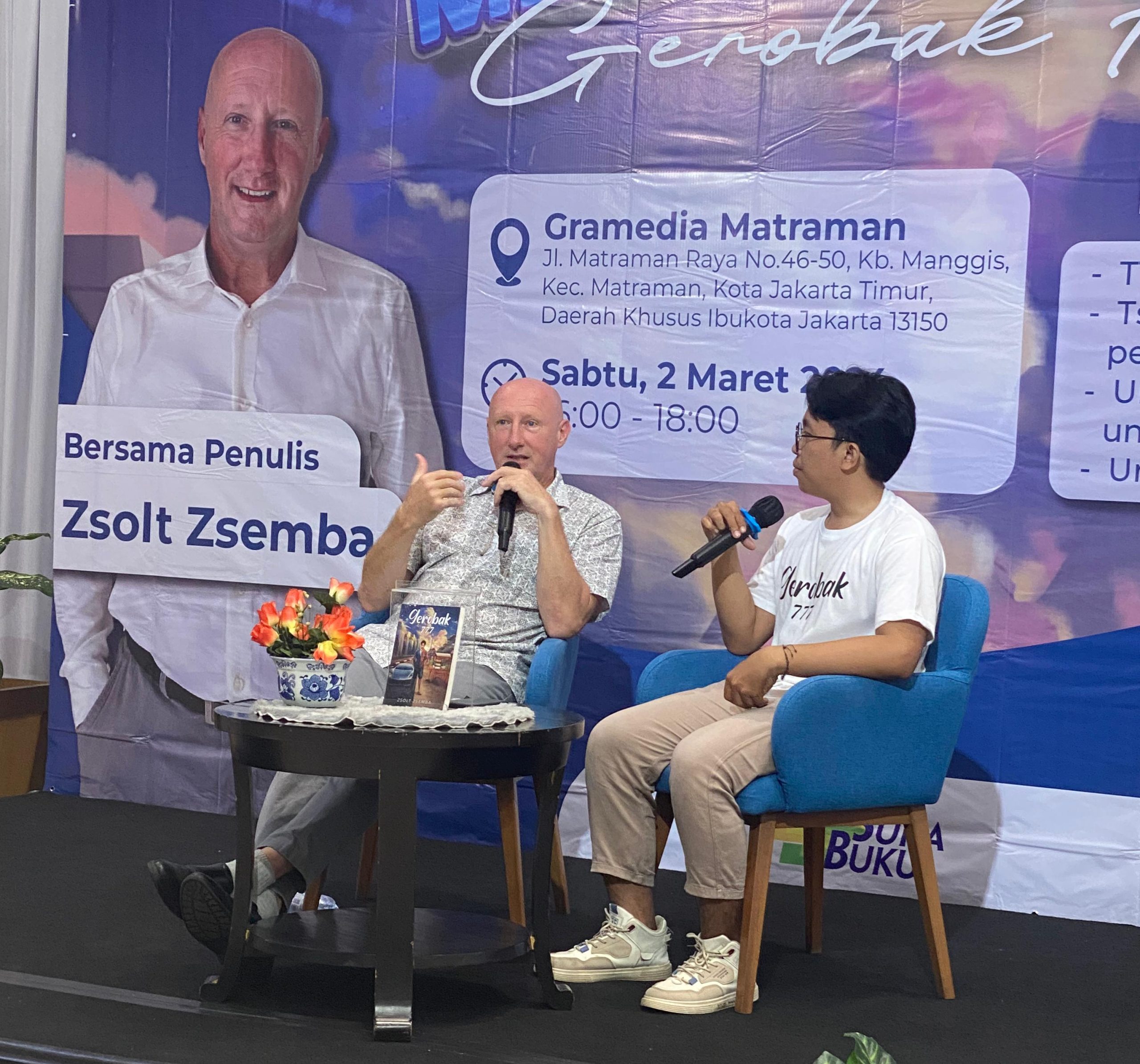 Launching Gerobak 777 di Gramedia Matraman