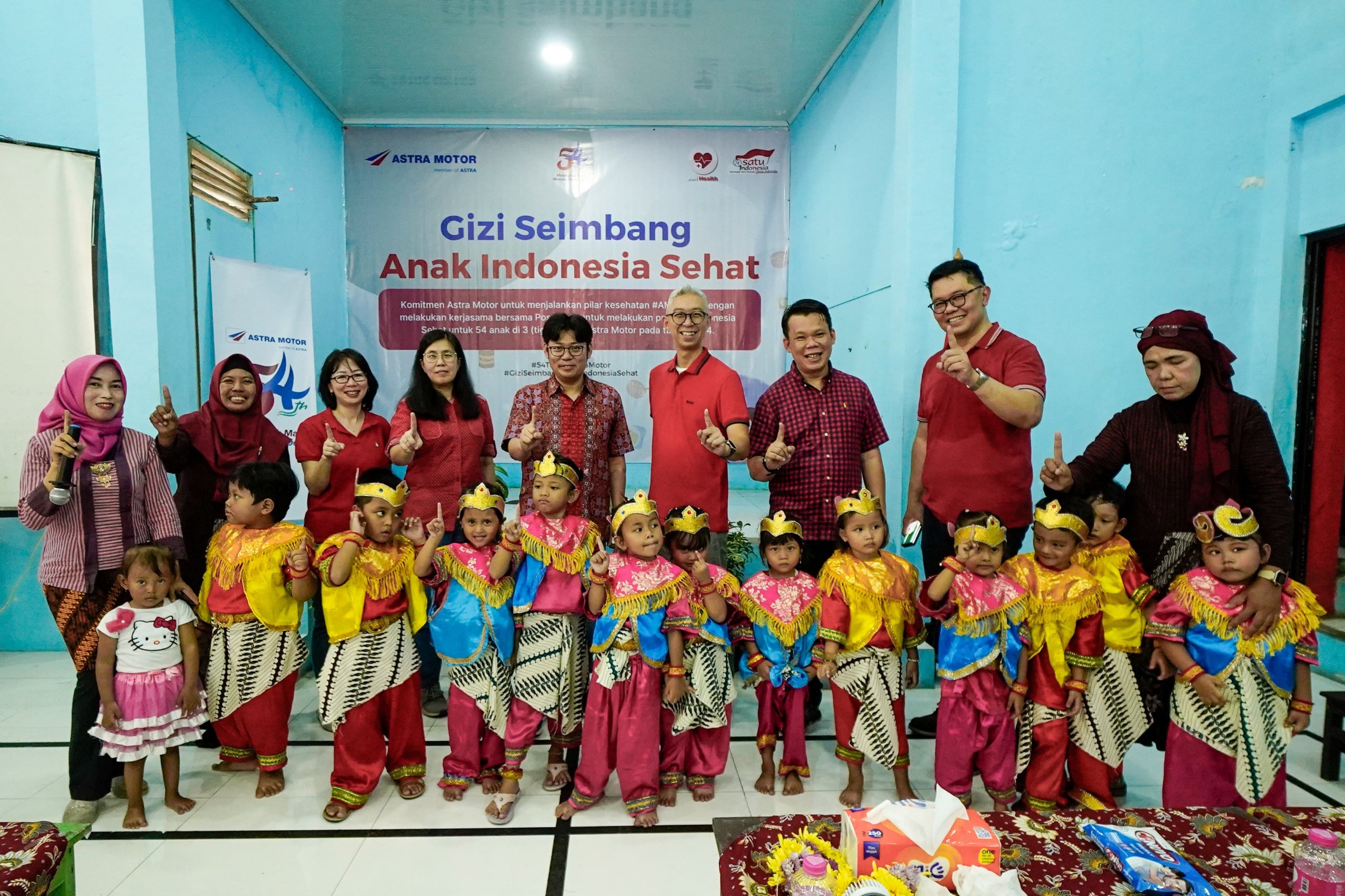 Astra Motor Lakukan Pembinaan Posyandu untuk Anak Indonesia Sehat