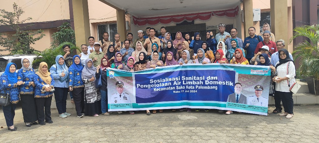 Pentingnya Sanitasi Bagi Masyarakat, Kecamatan Sako menggelar Sosialisasi Sanitasi dan Pengelolaan Air Limbah Domestik
