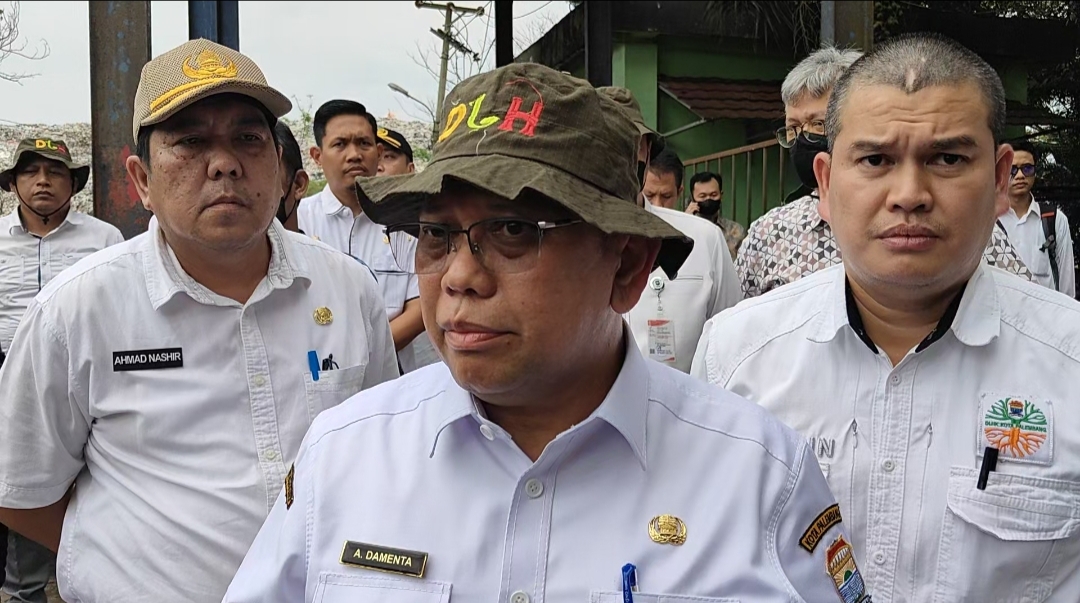Pj. Walikota dan Kadis DLHK Kota Palembang Tinjau TPA, Ini Katanya