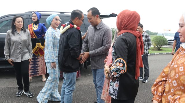 Kapolda Sumsel Irjen Pol Andi Rian R,Djajadi, S.Ik. MH tiba di Palembang