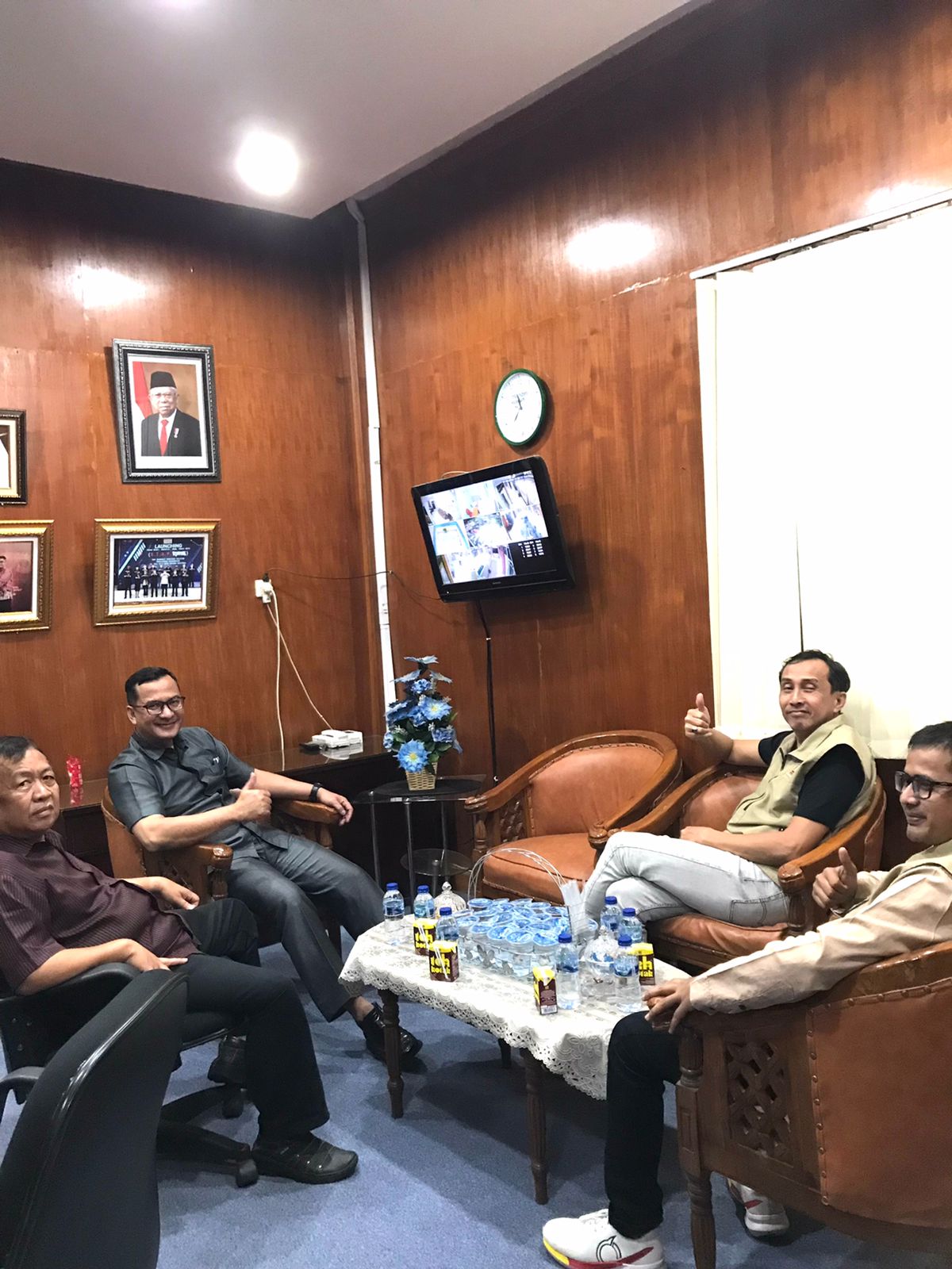 Ketua DPD Papera Sumsel Silaturahmi Dengan Dirut PD Pasar Palembang Jaya