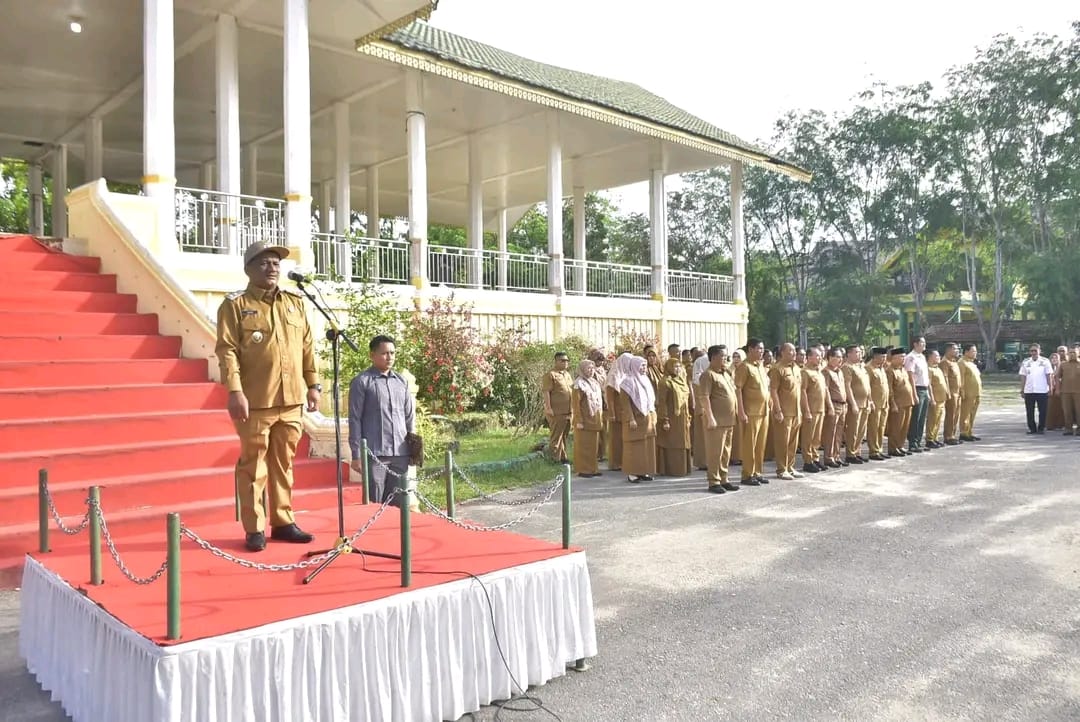 Wabup Ismail Pimpin Apel Perdana ASN Aceh Tamiang 