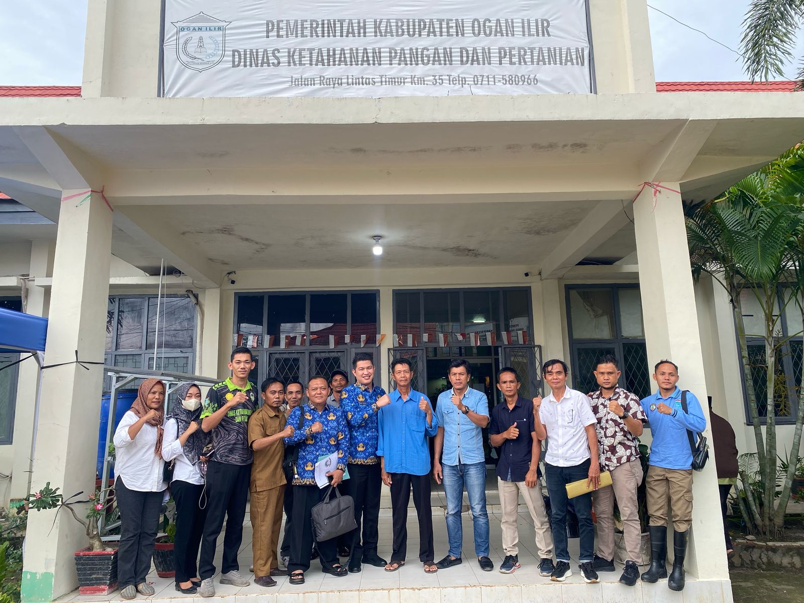 DPD Tani Merdeka Indonesia Ogan Ilir Silahturahmi Ke Dinas Ketahanan Pangan dan Pertanian Ogan Ilir, Ini Yang Dibahas
