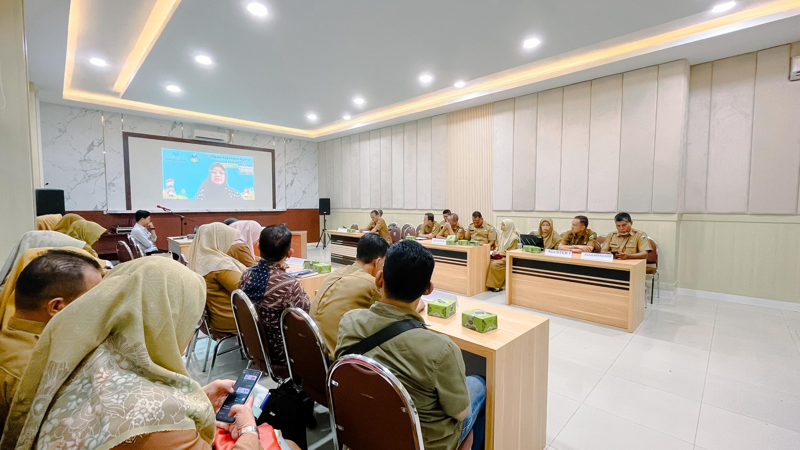 Pemkab Solok Ikuti Zoom Meeting Verifikasi Lapangan Hybrid (VLH) Evaluasi KLA Tahun 2025 Bersama Kemenpppa RI