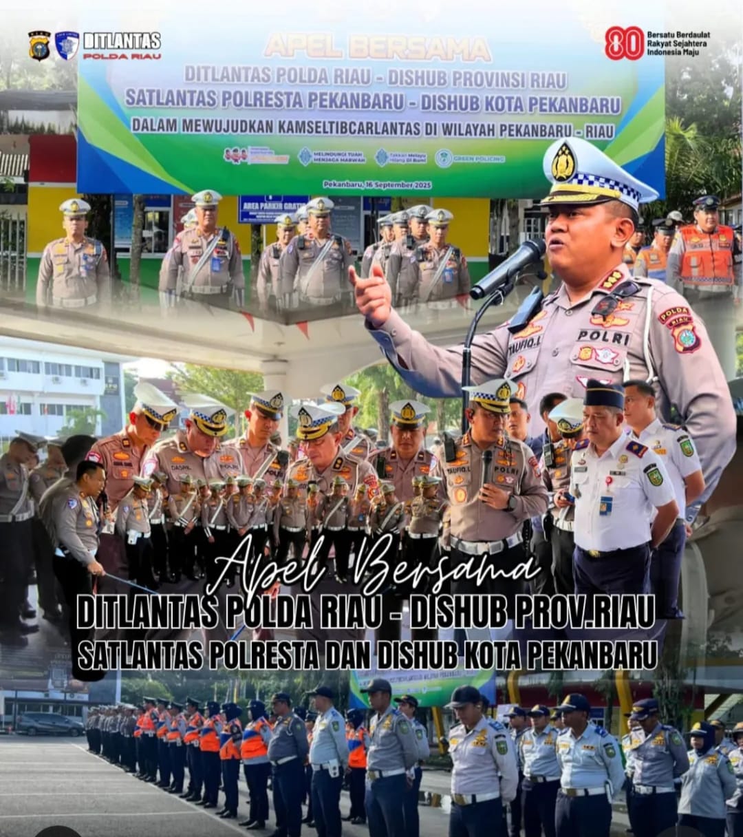 Ditlantas Polda Riau Tingkatkan Kesiapsiagaan: Apel Gabungan dan TFG untuk Kelancaran Lalu Lintas Pekanbaru!