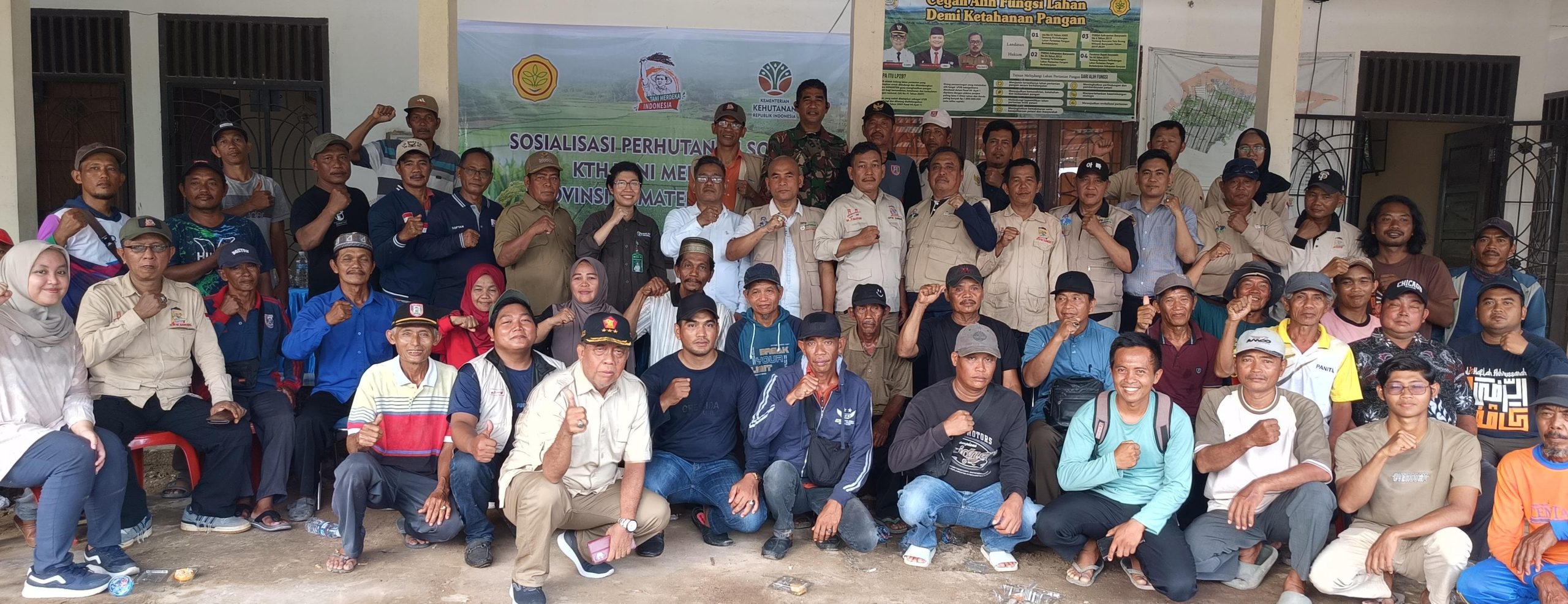 DPW Tani Merdeka Indonesia Sumsel dan Kementerian Kehutanan RI Gelar Sosialisasi Perhutanan Sosial 