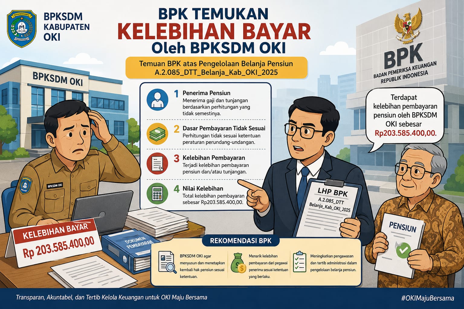 BKPSDM Akui Kelemahan Sistem, Temuan BPK Ungkap ASN Tak Berhak Masih Terima Gaji dan Tunjangan