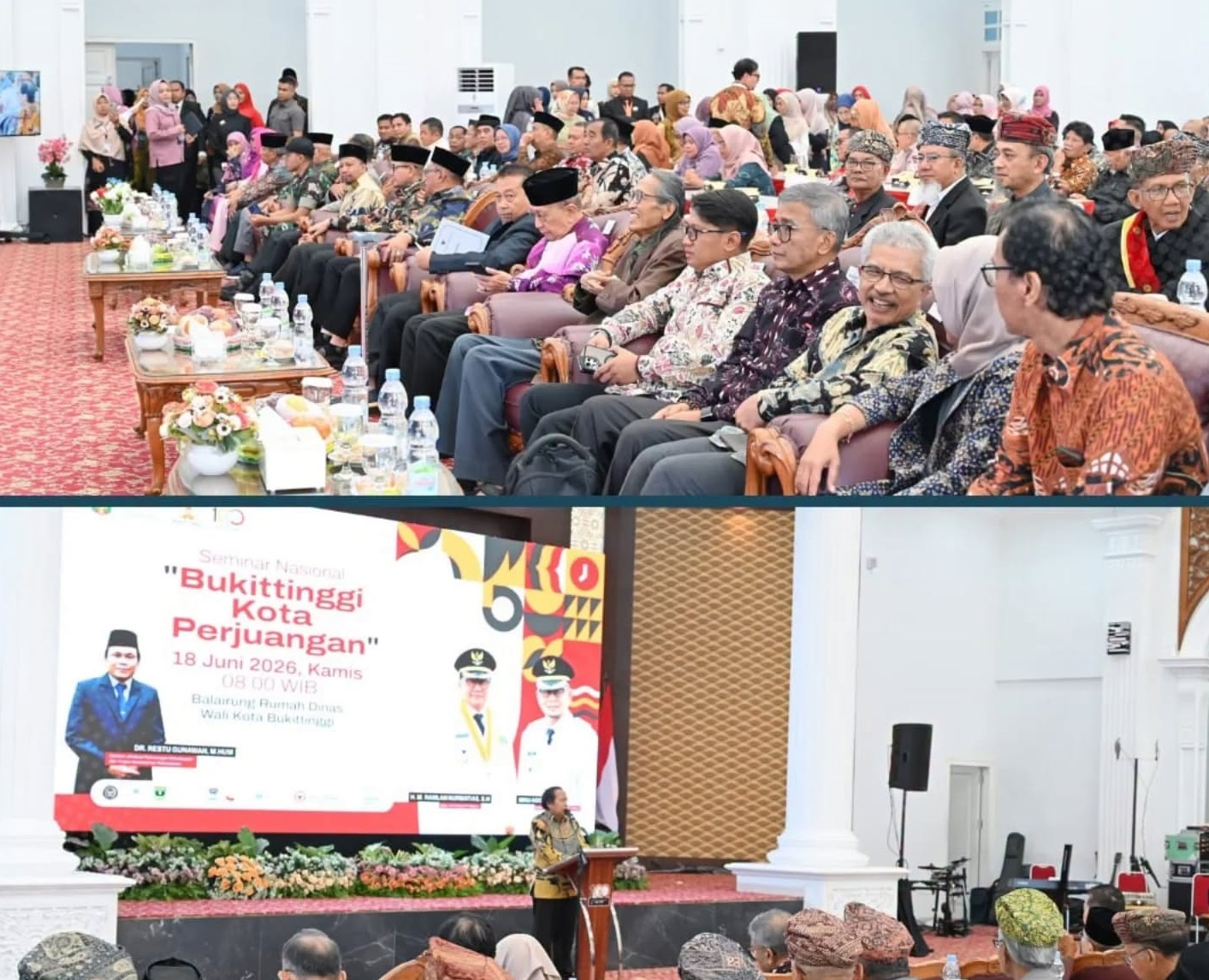 Seminar Nasional Tegaskan Bukittinggi sebagai Kota Perjuangan dan Penjaga Warisan Bangsa
