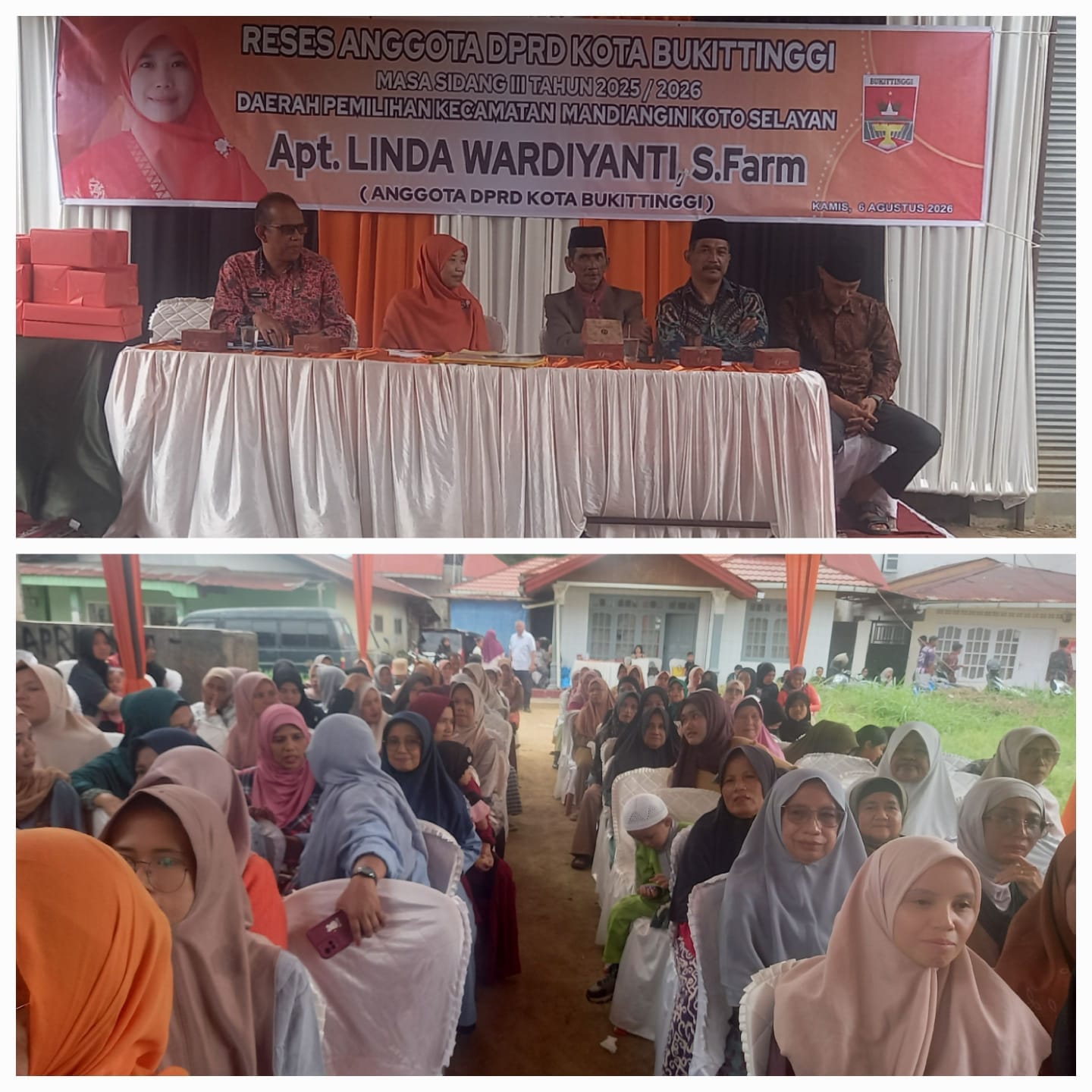 Linda Wardiyanti Serap Aspirasi Warga Kubu Gulai Bancah, Infrastruktur hingga Budaya Jadi Perhatian