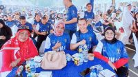 Peringati Hari Pengayoman ke-81, Eva de Russel dan Ade Rupawan Wakili IARMI Sumsel Ikuti Jalan Sehat Kementerian Hukum