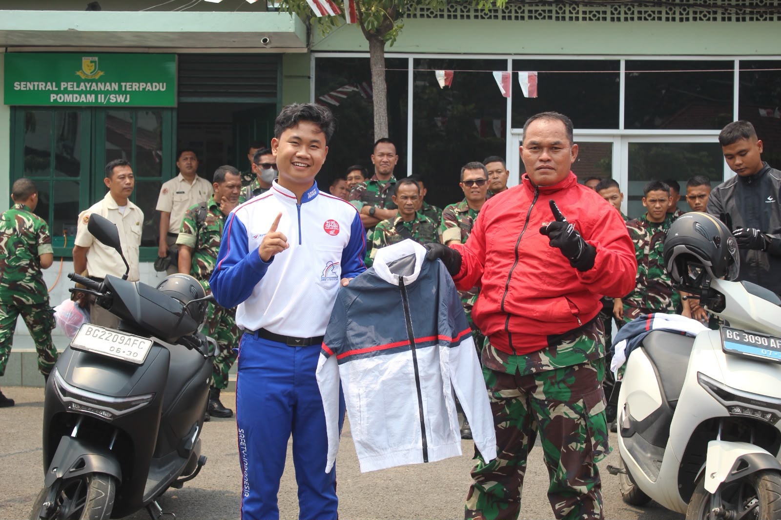 Honda Sumsel Bersama Kodam II Sriwijaya Gaungkan Budaya #Cari_Aman