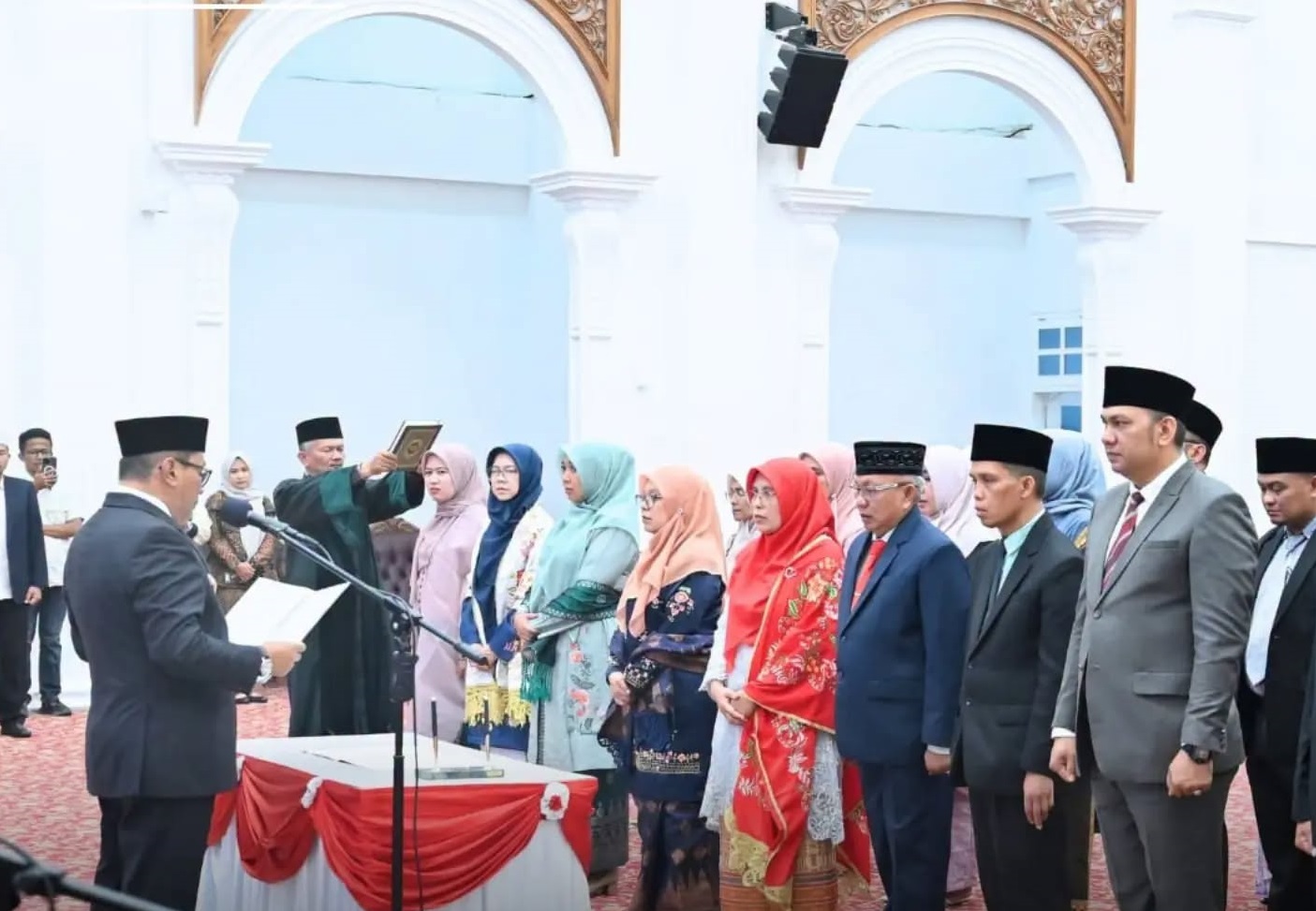 Wako Ramlan Lantik 28 Pejabat Pemko Bukittinggi, Tiga Jabatan Pimpinan Tinggi Pratama Bergeser