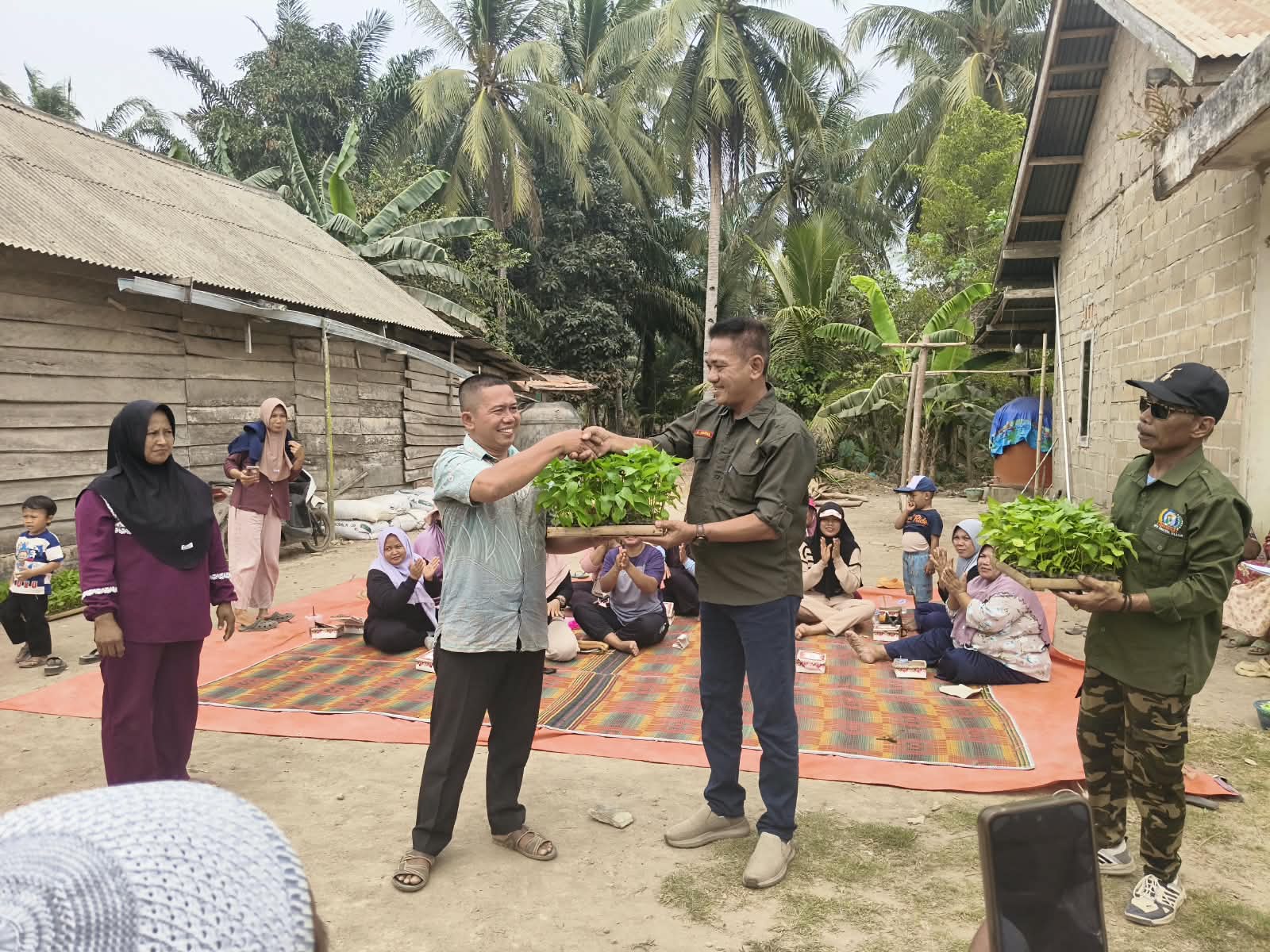 Demi Dukung GSMP Sumsel Ini Dilakukan Desa Bangun Sari, Berikut Disampaikan