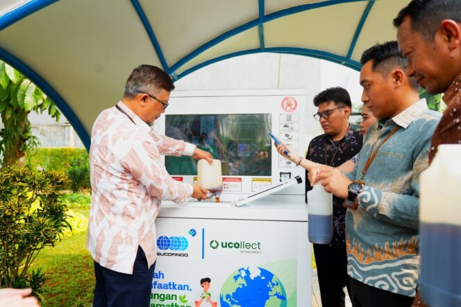 SUCOFINDO Dorong Pengelolaan Minyak Jelantah Bernilai Tambah melalui Peresmian UCOllect Box