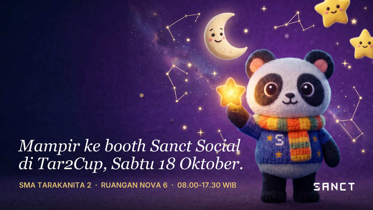 Sanct Social Buka Booth di Tar2Cup “Cerita 2026: Luminara” SMA Tarakanita 2