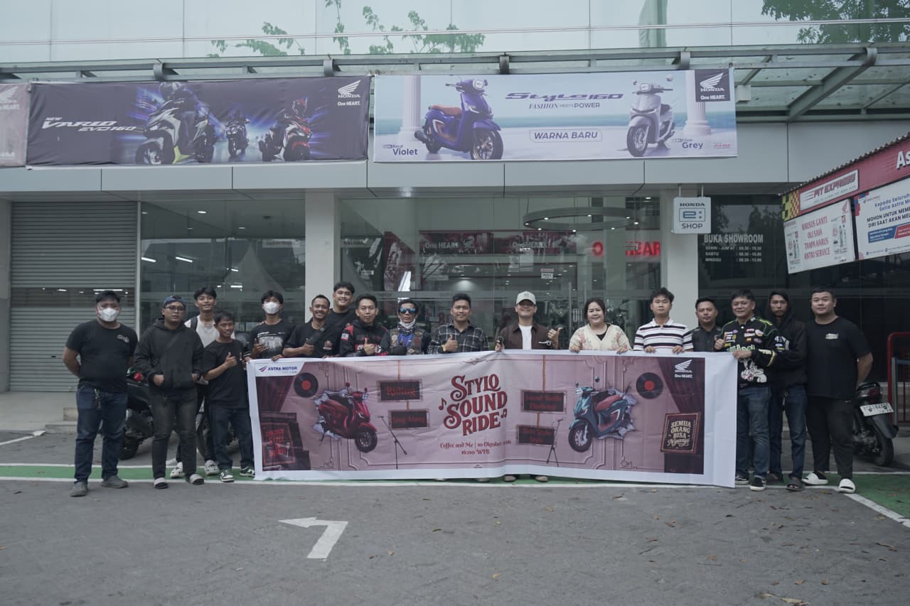 Stylo Sound Ride, Satukan Gaya dan Musik Komunitas Honda
